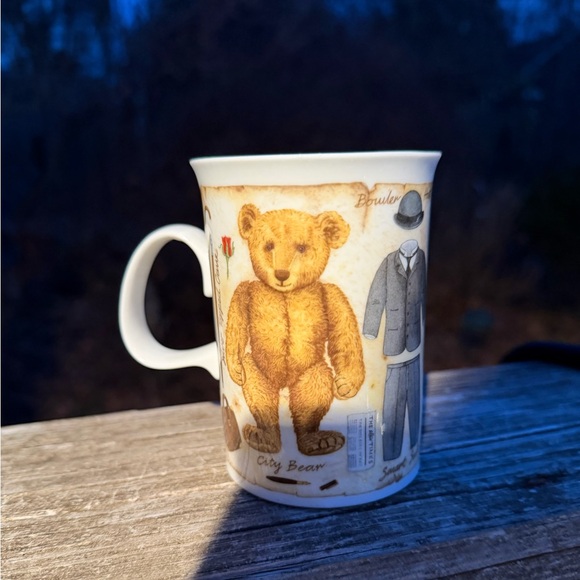 Dunoon Fine Bone China England “Lord Ted” Designed By Richard Partis Mug 4” Ht. - Picture 4 of 12